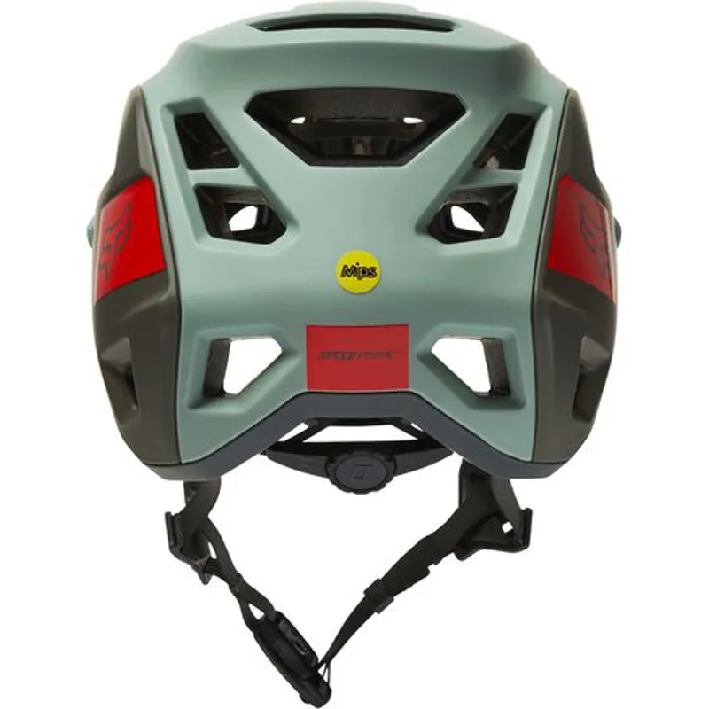 Fox Speedframe Pro Blocked Helmet in Green-2