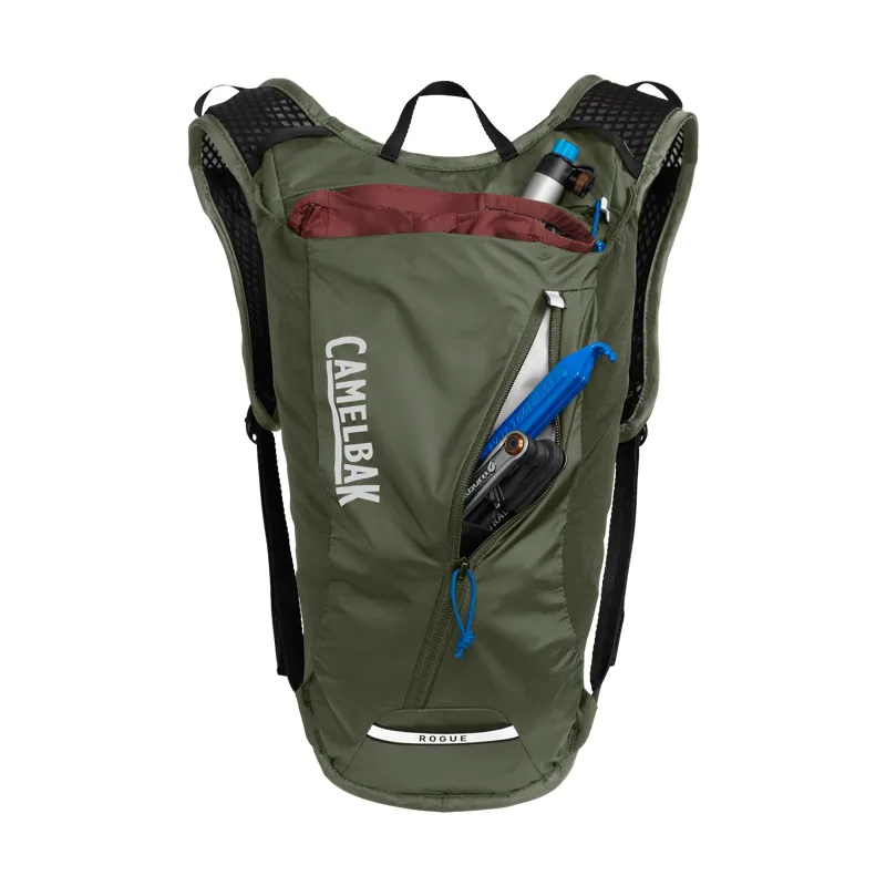 CamelBak Rogue Light 7 Bike Hydration Pack with Crux 2L Reservoir in Dusty Olive-4