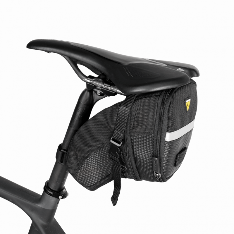 Topeak Aero Wedge Strap Mounted Medium Saddle Bag in Black-2