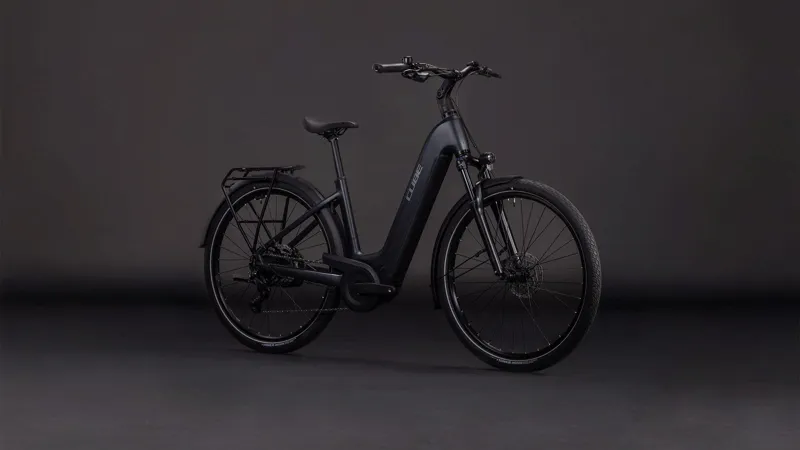 Cube Touring Hybrid ONE EE 600Wh Electric Hybrid Bike in Coal and Chrome-6