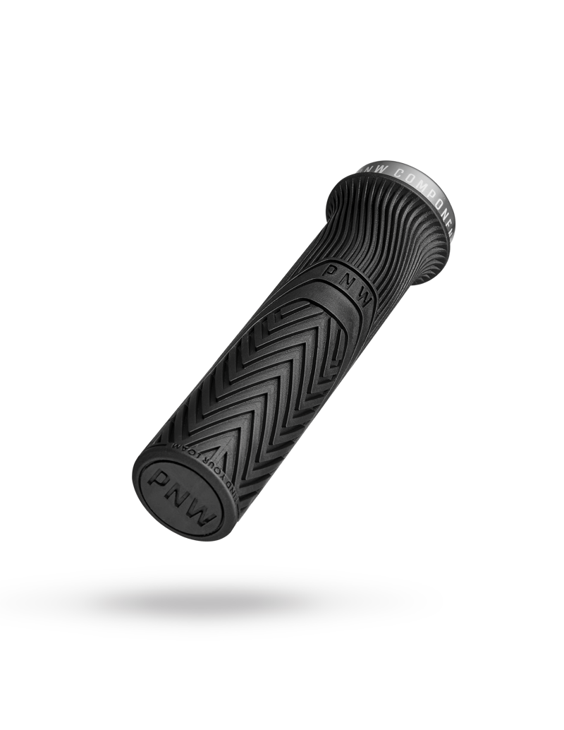 PNW Loam Recycled Edition Mountain Bike Grips in Black-1