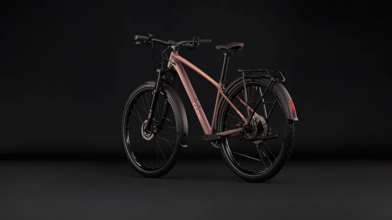 Cube Aim SLX FE Hardtail Mountain Bike in Rustyrose and Peach-6