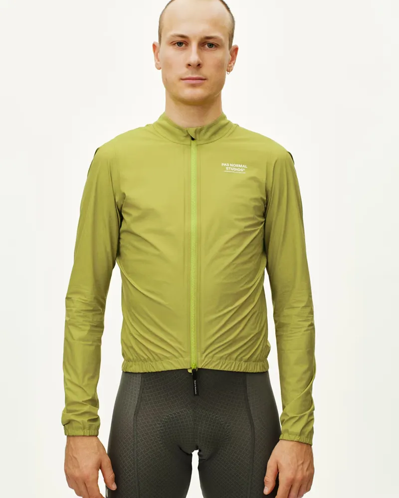 Pas Normal Studios Mechanism Rain Jacket in Moss Green-4