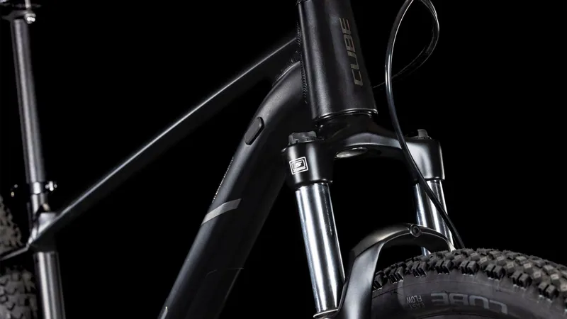 Cube Aim Pro Mountain Bike in Black and Slateblack-2