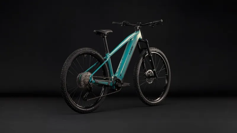 Cube Reaction Hybrid Performance 720Wh Electric Hybrid Bike in Maldivian and Black-7