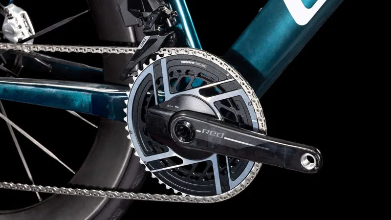 Cube Litening Aero C:68X SLX Road Bike in Chromeblue and Liquidblue-1