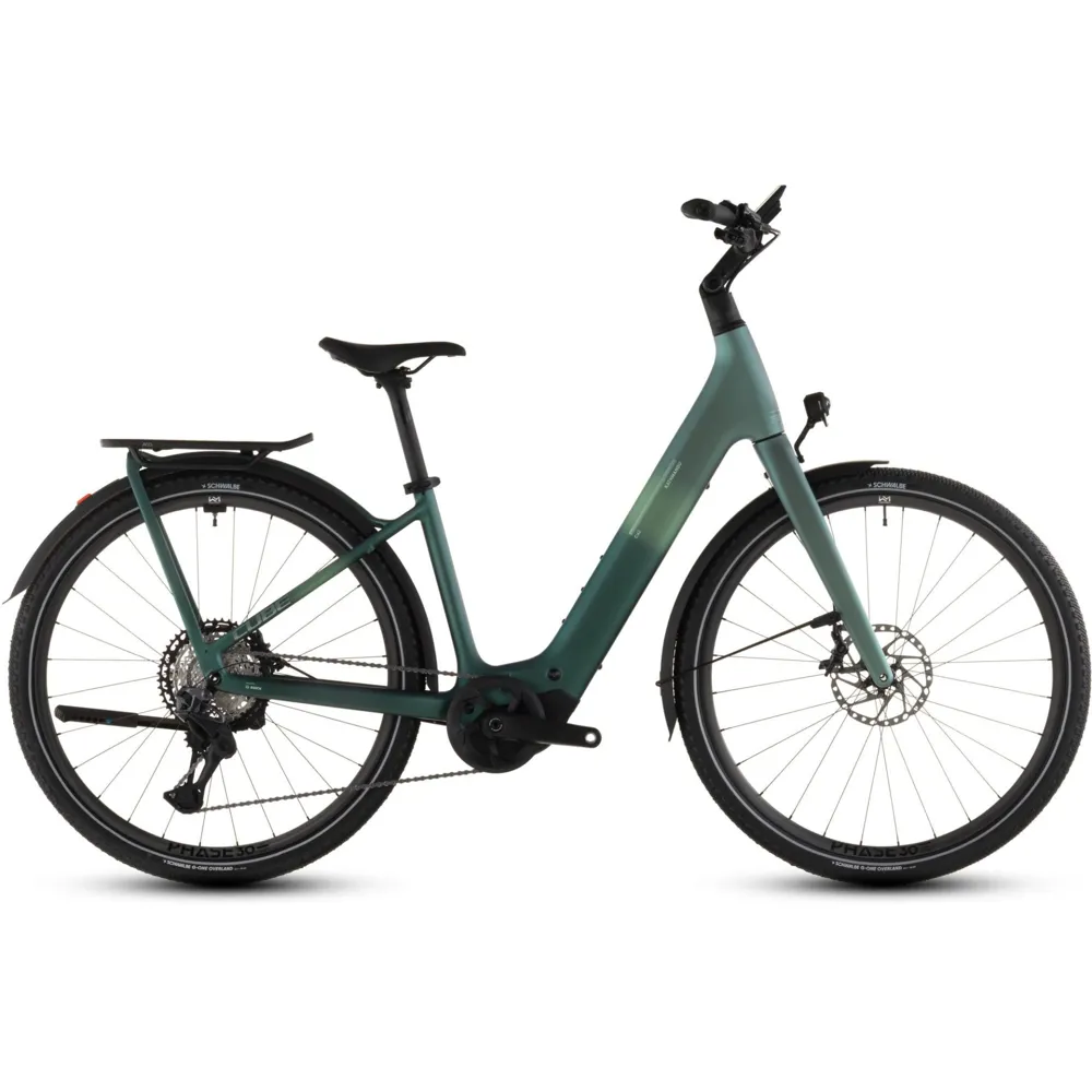 Team Cycles Cube Kathmandu Hybrid C:62 SLT EE 400Wh Electric Hybrid Bike in Seafoam and Chrome | Interest FREE Finance & Online Refund Policy.