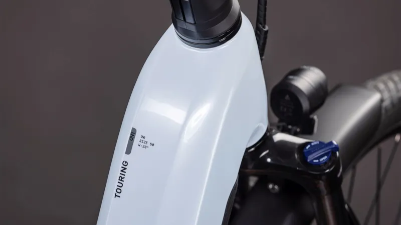 Cube Touring Hybrid One EE 600Wh Electric Hybrid Bike in Glacier and Reflex-1