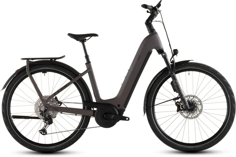 Cube Kathmandu Hybrid EXC EE 800Wh Electric Hybrid Bike in Cedar and Chrome