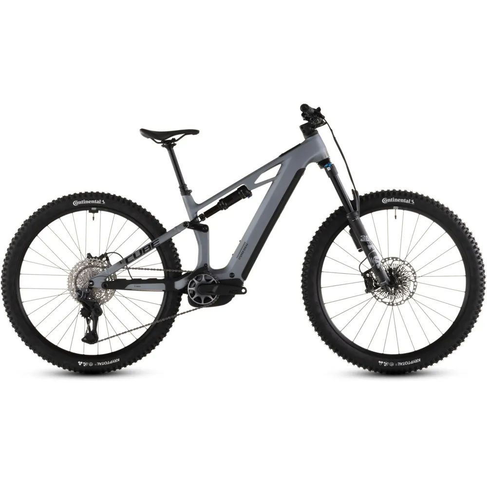 Team Cycles Cube Stereo Hybrid ONE44 HPC SLX EVO 800Wh Electric Full Suspension Mountain Bike in Slategrey and Black | Interest FREE Finance & Online Refund Policy.