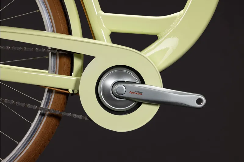 Cube Aruba Hybrid Bike in Sunnyday and Brown-1