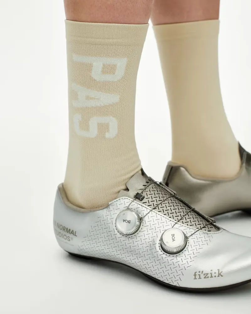 Pas Normal Studios Race Socks in Cream-3