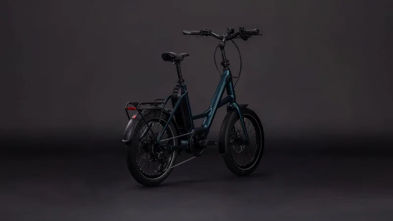 Cube Compact Hybrid 545Wh Unisize Electric Hyrbid Bike in Royalgreen and Black-7