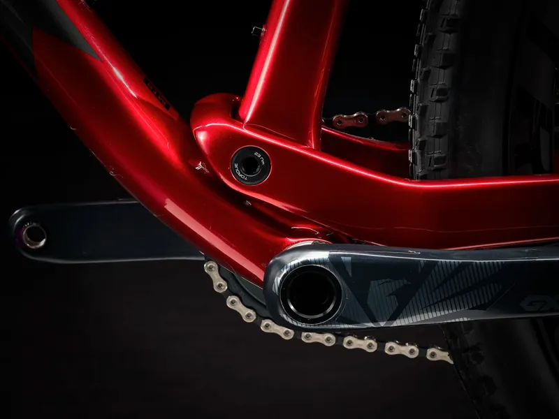 TREK Supercaliber 9.8 GX AXS Full Suspension XC Mountain Bike in Crimson-2