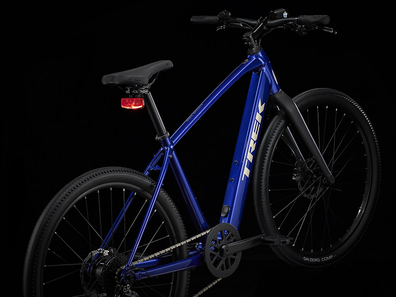 TREK Dual Sport+ 2 250Wh Electric Hybrid Bike in Hex Blue-1