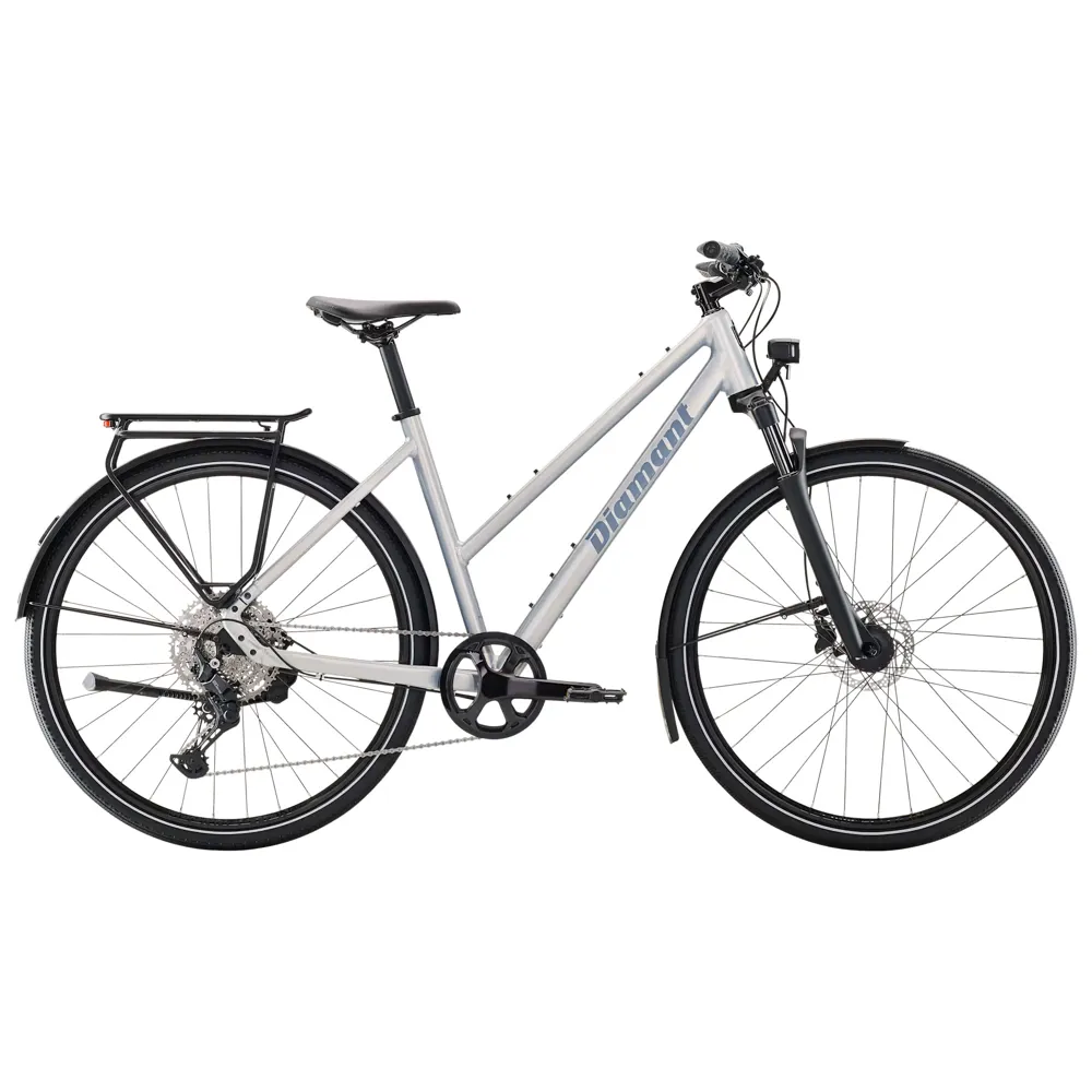 Team Cycles Diamant Mahon Trip Plus Mid Step Hybrid Bike in Halbmond Metallic | Interest FREE Finance & Online Refund Policy.