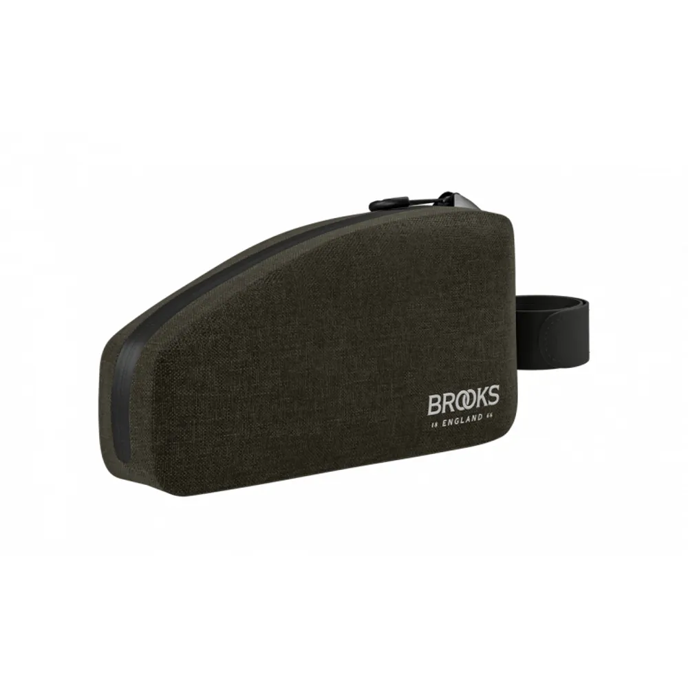 Team Cycles Brooks Scape Top Tube Bag in Mud Green | Interest FREE Finance & Online Refund Policy.
