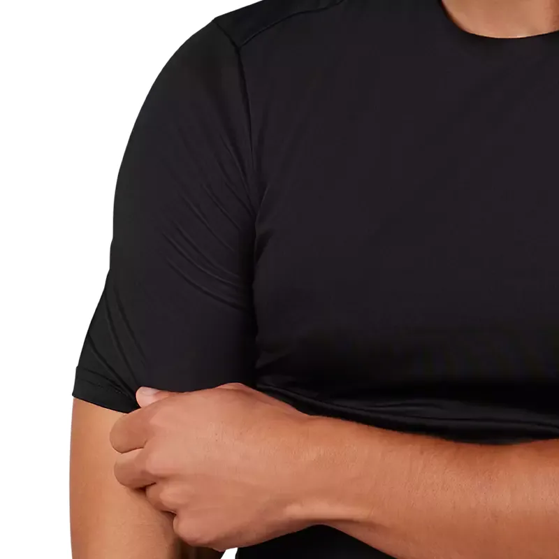 Fox Tecbase Short Sleeve Shirt in Black-7