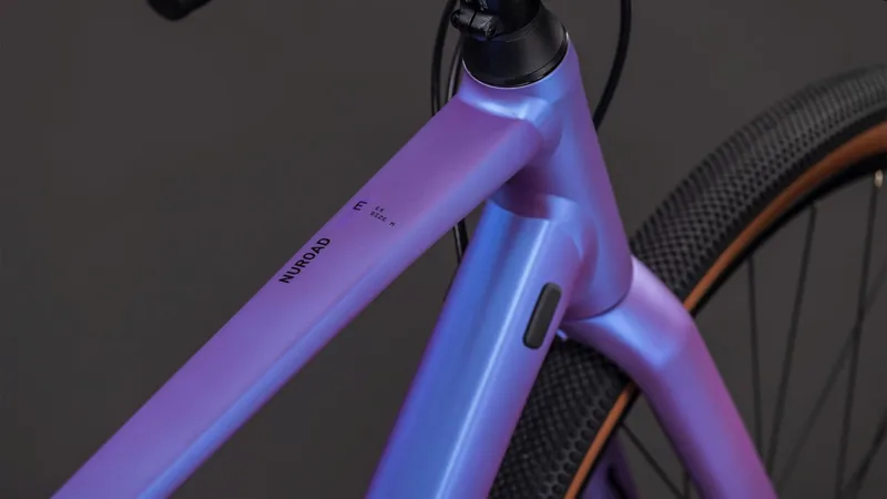 Cube Nuroad EX Gravel Bike in Blueiris and Lilac-5