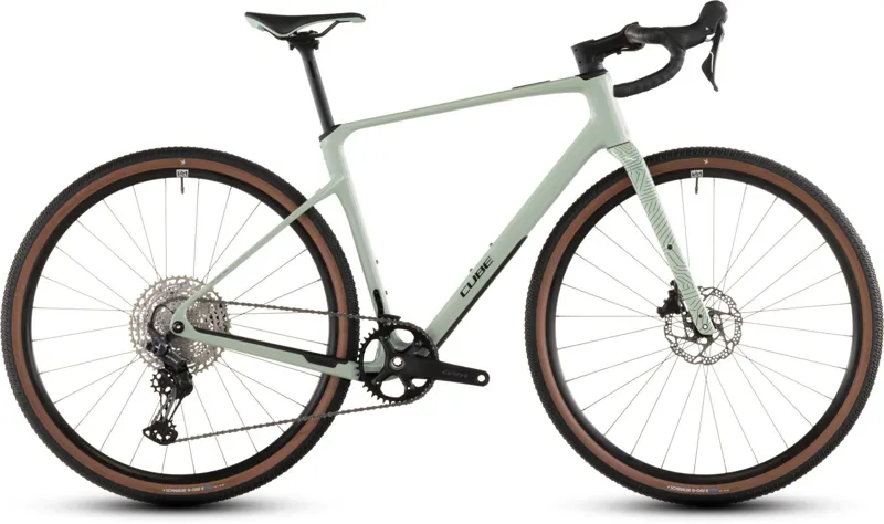 Cube Nuroad C:62 ONE Gravel Bike in Aloegreen and Black