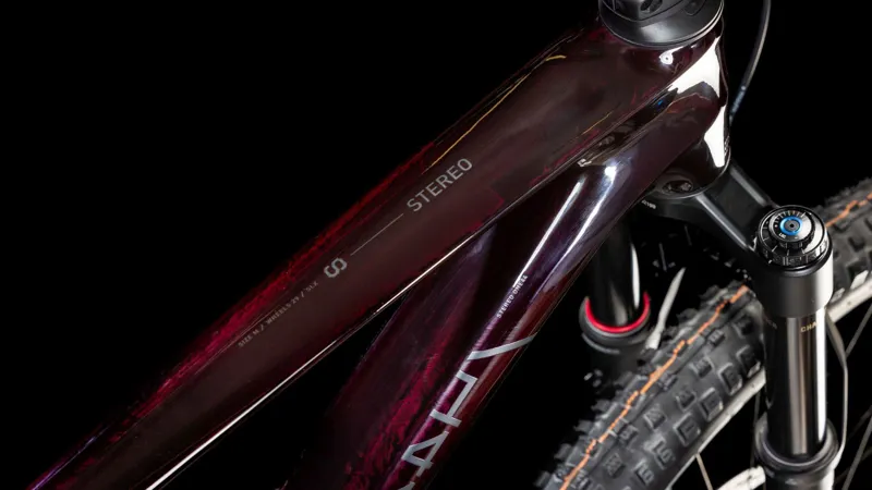 Cube Stereo ONE44 C:68X SLX Full Suspension Mountain Bike in Liquidviolet and Black-6