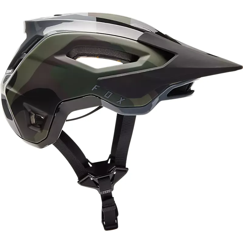 Fox Speedframe Pro Camo MIPS Mountain Bike Helmet in Olive Green Camo-1