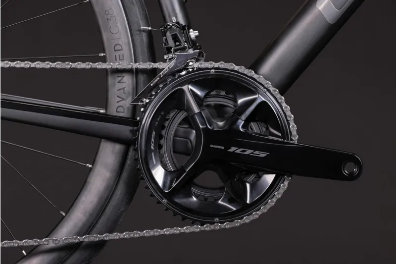Cube Attain C:62 Race Road Bike in Carbon and Coalchrome-3