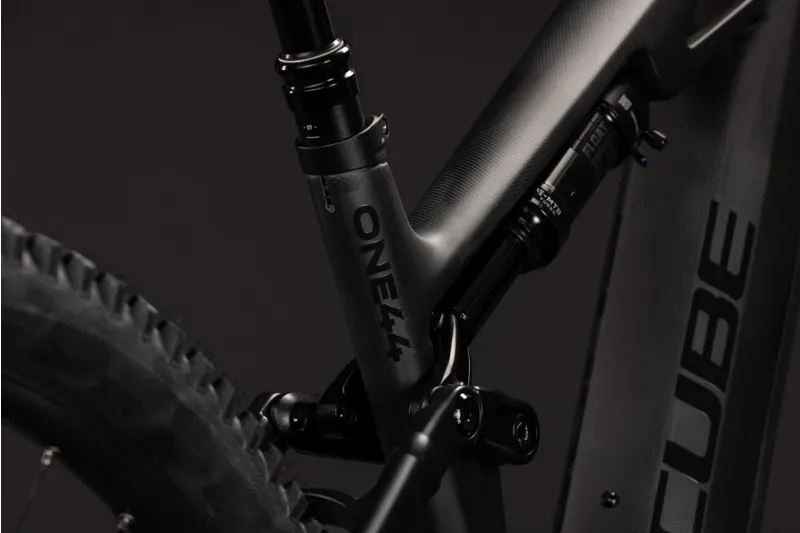 Cube Stereo Hybrid ONE44 HPC SLX 800Wh Electric Full Suspension Mountain Bike in Blackline-4