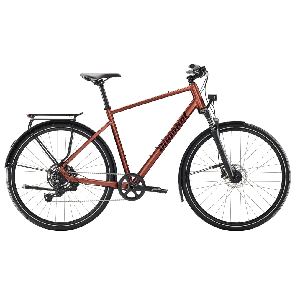 Team Cycles Diamant Mahon Trip Core Step Over Hybrid Bike in Bronzit Metallic | Interest FREE Finance & Online Refund Policy.