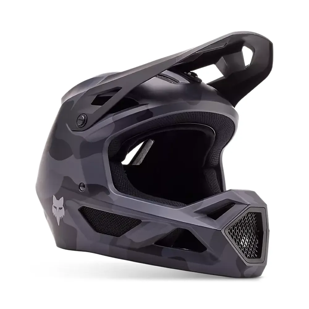 Team Cycles Fox Head Clothing Fox Rampage Camo MIPS Full Face Mountain Bike Helmet in Black Camo | Interest FREE Finance & Online Refund Policy.