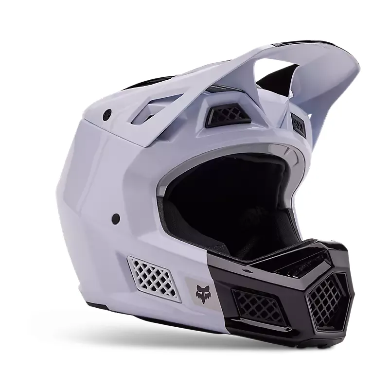 Fox Rampage Pro Carbon Intrude Helmet in White-1