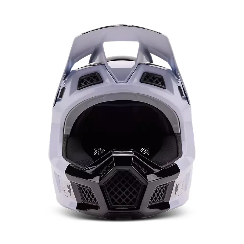 Fox Rampage Pro Carbon Intrude Helmet in White-2