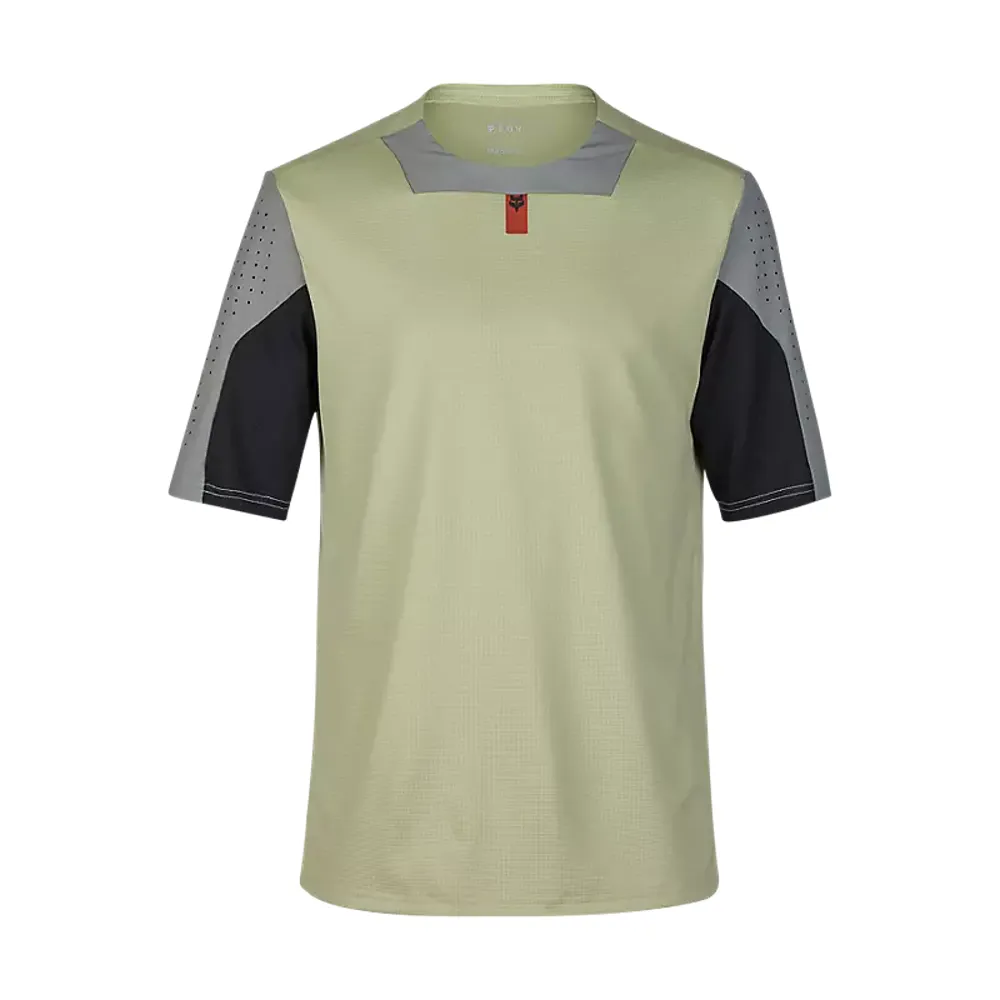 Team Cycles Fox Head Clothing Fox Defend Short Sleeve Mountain Bike Jersey in Cactus Green | Interest FREE Finance & Online Refund Policy.