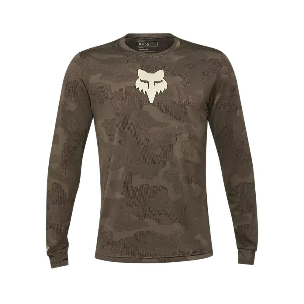 Team Cycles Fox Head Clothing Fox Ranger TruDri Long Sleeve Mountain Bike Jersey in Dirt Brown | Interest FREE Finance & Online Refund Policy.