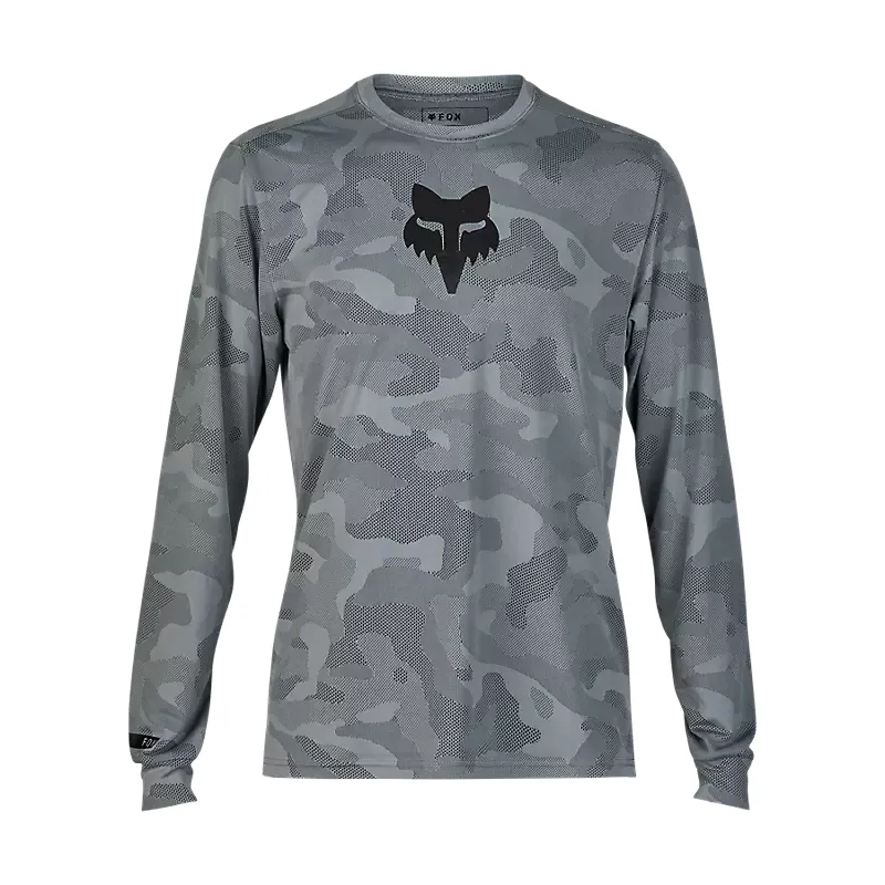Fox Ranger TruDri Long Sleeve Mountain Bike Jersey in Cloud Grey