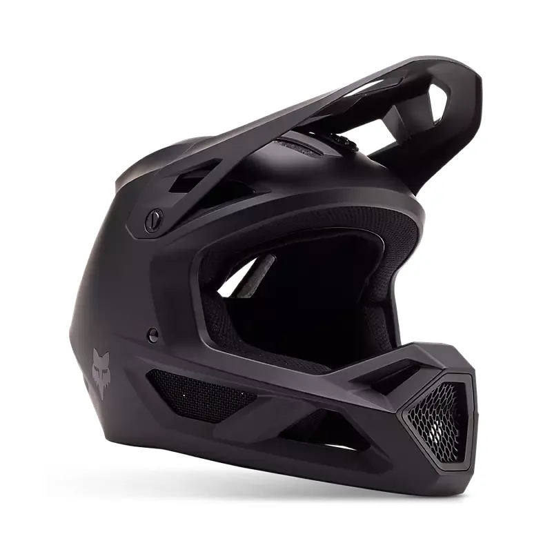 Fox Youth Rampage Full Face Mountain Bike Helmet in Matte Black-1