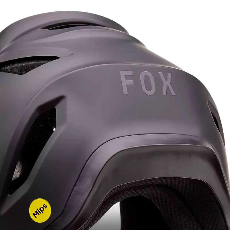 Fox Youth Rampage Full Face Mountain Bike Helmet in Matte Black-6