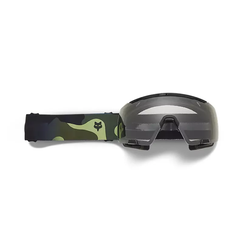 Fox Purevue Black and Clear Mountain Bike Goggles in Green