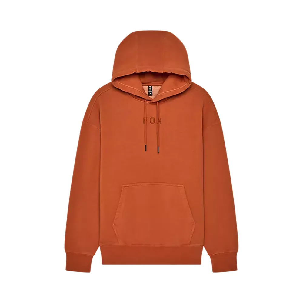 Team Cycles Fox Head Clothing Fox Wordmark Oversized Pullover Hoodie in Cognac | Interest FREE Finance & Online Refund Policy.