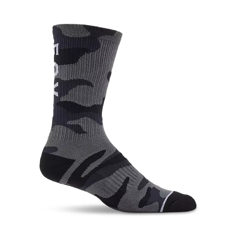 Fox Camo Crew Socks in Black Camo