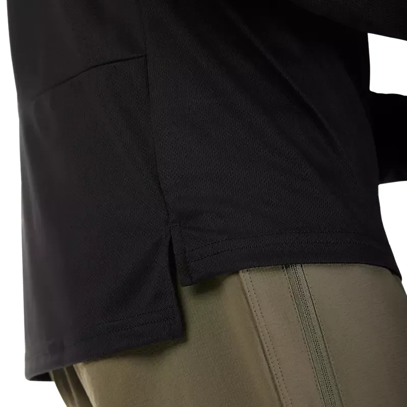 Fox Ranger Fox Head Long Sleeve Mountain Bike Jersey in Black-4