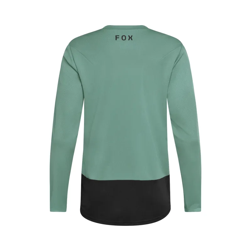 Fox Ranger Fox Head Long Sleeve Jersey in Pine Green-1