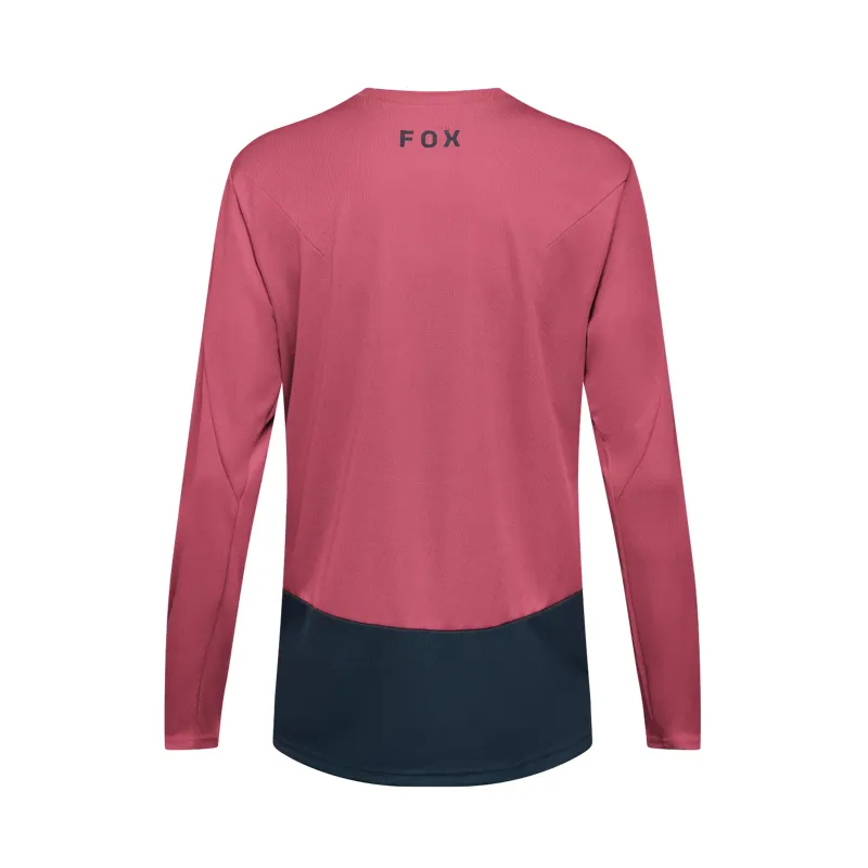 Fox Ranger Fox Head Long Sleeve Jersey in Berry-1