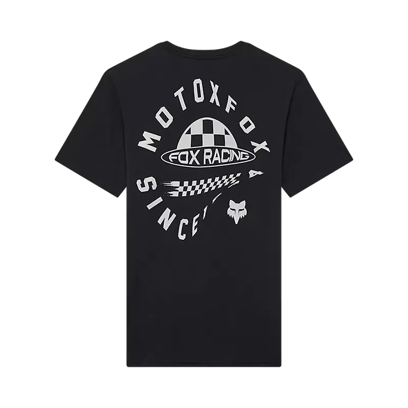 Fox Planet Moto Premium Short Sleeve T-Shirt in Black -1
