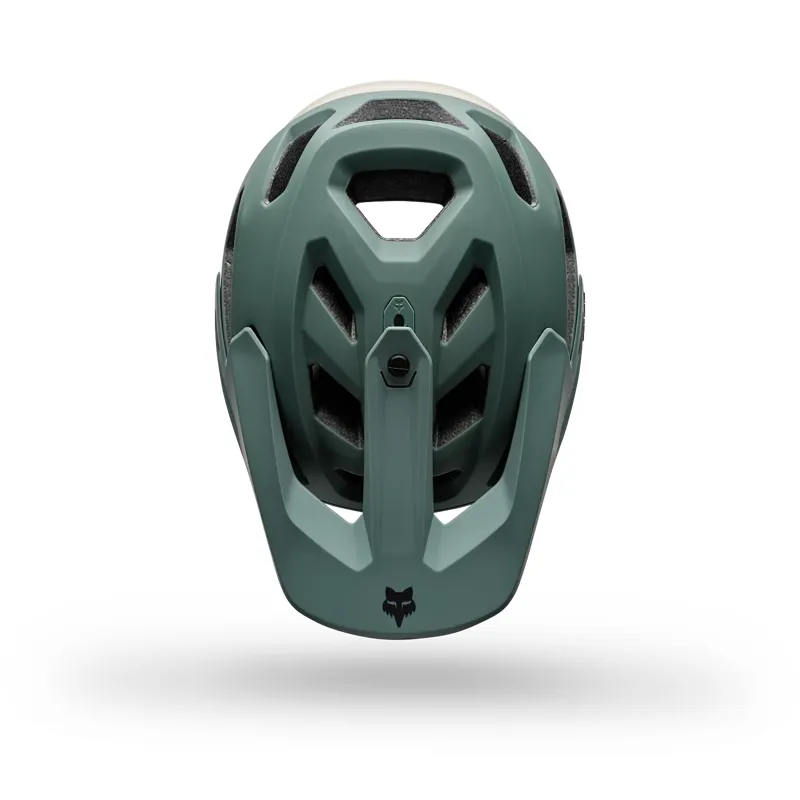 Fox Dropframe Pro Grid Mountain Bike Helmet in Sage Green-4
