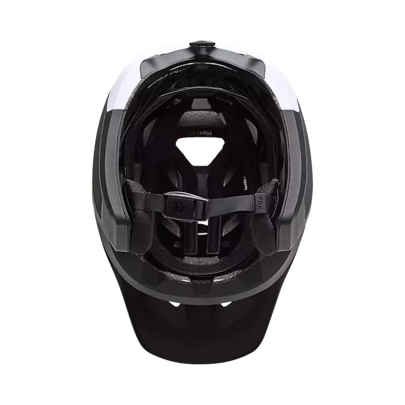Fox Dropframe Pro Digi Image Mountain Bike Helmet in Black and White-5