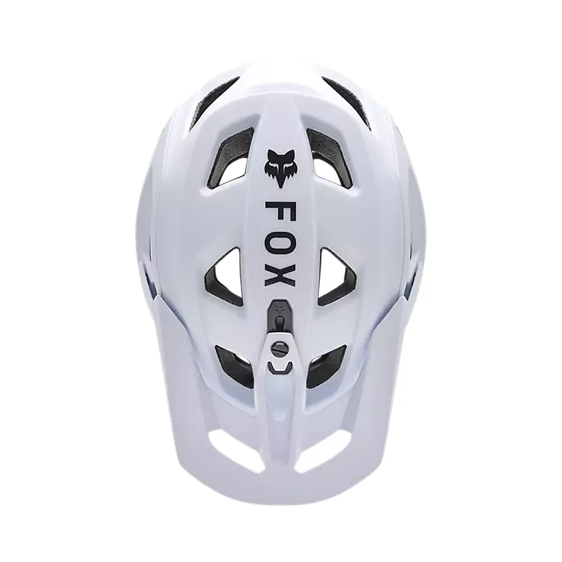 Fox Speedframe Solid Mountain Bike Helmet in White-2