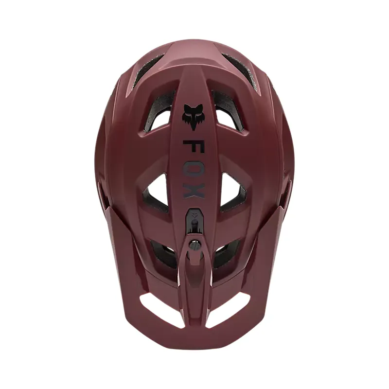 Fox Speedframe Solid Mountain Bike Helmet in Rust Brown-2