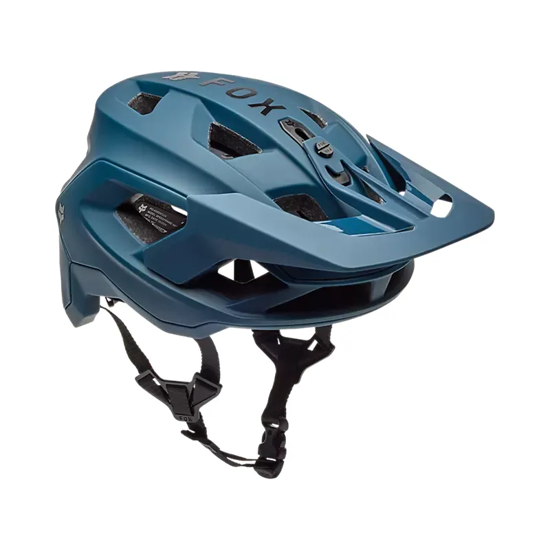 Fox Speedframe Solid Mountain Bike Helmet in Twilight Blue-1