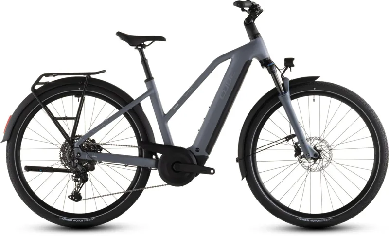 Cube Touring Hybrid Pro T 800Wh Electric Hybrid Bike in Pearlgrey and Black